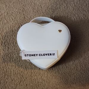 Stoney Clover Lane White Heart Jewelry Organizer